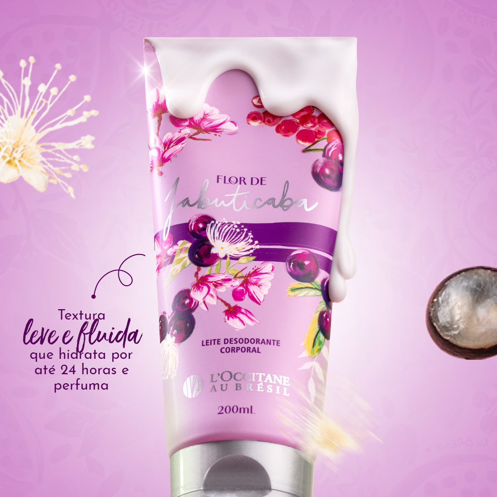 Leite Desodorante Corporal Flor de Jabuticaba 200mL, ,  large image number 1